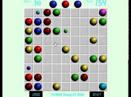 Цветные линии шарики 98 играть онлайн скачать