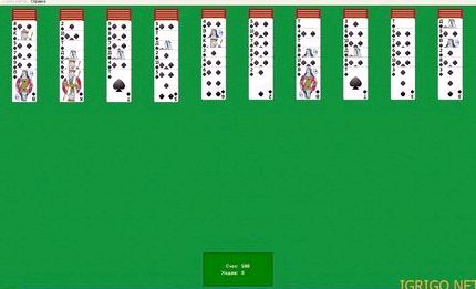 Игра пасьянс паук 2масти играть бесплатно картабита