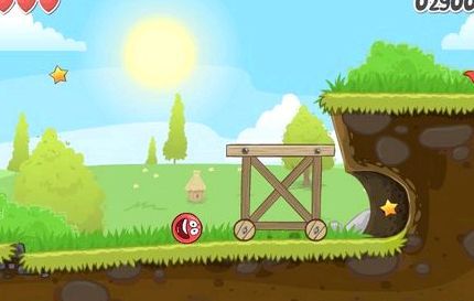 Игра про красный шарик играть онлайн