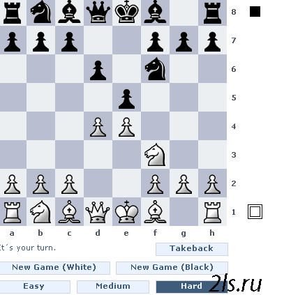 Игра шахматы с компьютером бесплатно без регистрации