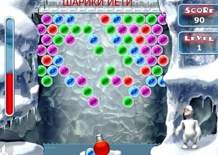 Игра шарики йети играть бесплатно