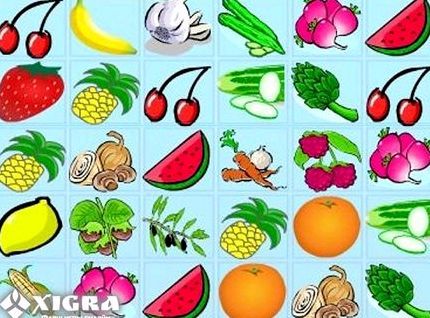 Играть маджонг фрукты и овощи онлайн бесплатно