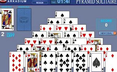 Игры онлайн пасьянс пирамида