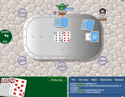 Карточная игра дурак переводной онлайн