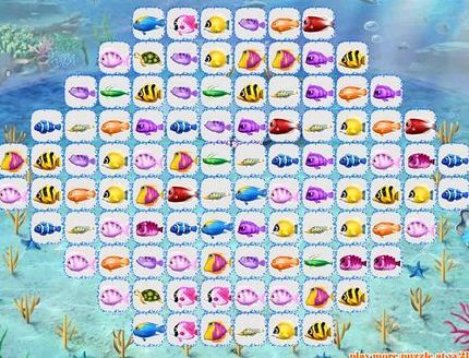 Маджонг рыбки играть бесплатно во весь экран