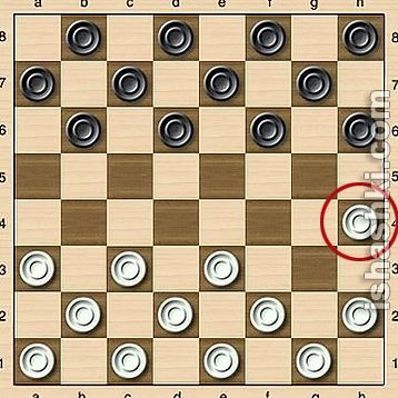 Основные правила игры в шашки
