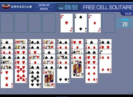 Пасьянс свободная ячейка играть онлайн бесплатно