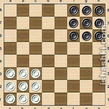 Шашки уголки играть онлайн